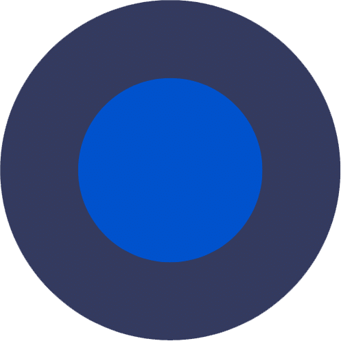 Sekundært logo for virksomheden mærkbar. forestiller 2 cirkler